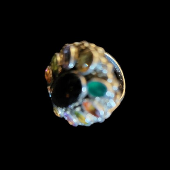 Nicky Butler Sz 9 RAJ Gemstone Ring Smokey Quartz Numbered .925 Sterling Silver - Picture 4 of 9